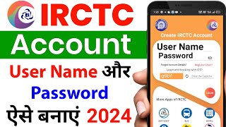 irctc account kaise banaye  how to create irctc account  irctc user id kaise banaye irctc account [upl. by Theressa]