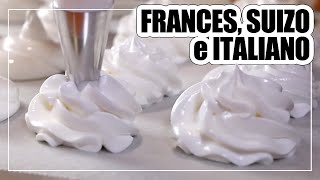 MERENGUES Francés Suizo e Italiano RECETAS USOS Y DIFERENCIAS [upl. by Laen316]