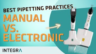 How to use a pipette Manual vs electronic pipettes [upl. by Llerrat]