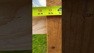 Wood 🪵 Fence Tips on Spacing Boards fence build work [upl. by Biondo]