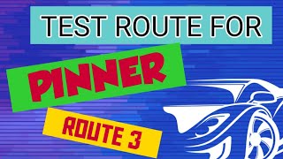 Pinner Driving Test Route3 Driving Test Routes London  DTRL [upl. by Saoj]