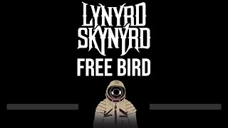 Lynyrd Skynyrd • Free Bird CC 🎤 Karaoke Instrumental Lyrics [upl. by Ytitsahc]