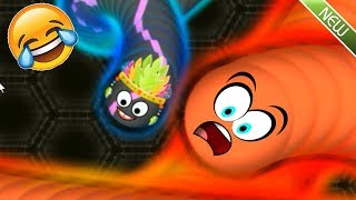 Wormateio Newest Update Two Teams Huge Trolling Giant Worms Wormateio Epic Gameplay [upl. by Minni]