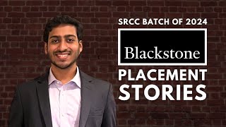 How Veides Kasera got placed in Blackstone as Consultant  SRCC Placement Stories  EP 05 [upl. by Uolyram]