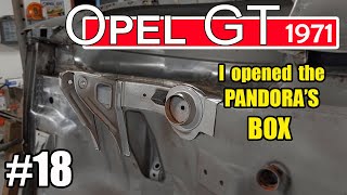 Project Opel GT 1971 18  Fixing the GT weak spot  Rear spring mount bracket [upl. by Barr]