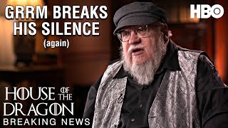 George RR Martin Breaks His Silence On House of the Dragon Season 2 amp Winds of Winter [upl. by Ilaire721]