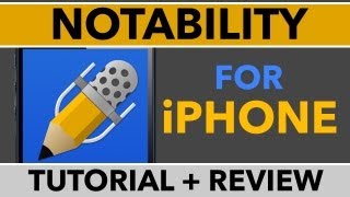 Notability for iPhone Tutorial and Review  Learn How To Take Notes amp Annotate PDFs [upl. by Okubo35]