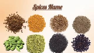 Spices Name [upl. by Uria]