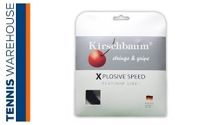 Kirschbaum Xplosive Speed Tennis String Review 🍒 [upl. by Sukey]