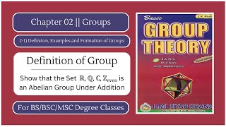 Rational Real Numbers are Abelian Group Under Addition  Group Theory by ZR Bhatti In UrduHindi [upl. by Platas470]