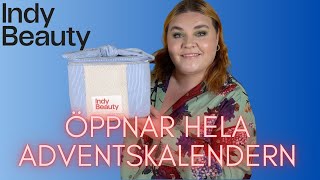 ÖPPNAR INDY BEAUTY ADVENTSKALENDER 2023 för kombinationshud [upl. by Gilman]