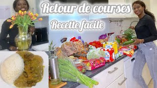 🌟RETOUR DE COURSES amp RECETTE FACILE 🌟RAPIDE ET DELICIEUSE [upl. by Service]