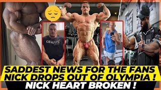 Nick Walker drops out of Mr Olympia 2023  Biggest Blow to Mr Olympia  Nicks heartfelt message [upl. by Koeppel]