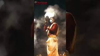 Ganga Aarti Varanasi 🔱💛  Kashi Vishwanath  shorts viral sanatandharma mahadev shiva hindu [upl. by Player]