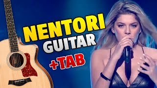 Arilena Ara – Nentori fingerstyle guitar cover with tabs and karaoke [upl. by Nnaeiram]