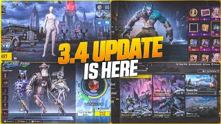 🤩 FINALLY 34 UPDATE IS HERE  NEW ACHIEVEMENTS  MYTHIC FORGE  HOW TO UPDATE 34 PUBGBGMI [upl. by Akilam63]