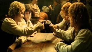 04 The Cat and the Moon  the drinking song w Lyrics p   The Lord of the Rings hD [upl. by Natek]