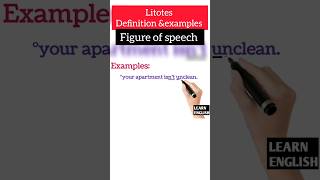 Litotes definition and examples  figure of speech youtubeshorts englishliteratureenglishlanguage [upl. by Nalorac]