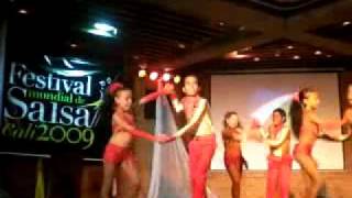 Festival Mundial Salsa 2009 Cali Baile Punta del pie [upl. by Uok]