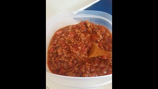 Low Carb chili AND carbquik Biscuits [upl. by Barth3]