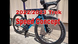 2022 2023 Trek Speed Concept SLR 9 Walkaround with Spec and Actual Weight out of the box [upl. by Seldun]