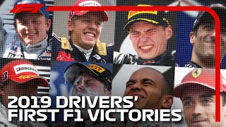 2019 Drivers First F1 Wins  2019 Belgian Grand Prix [upl. by Henn]