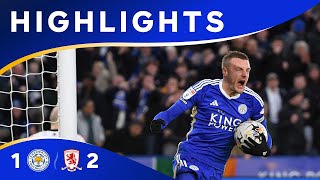 Vardys Goal Not Enough 😟  Leicester City 1 Middlesbrough 2 [upl. by Obellia]