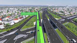 Tullamarine Freeways new M80 Ring Road and Mickleham Road exit [upl. by Easton967]