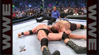 The SmackDown ring collapses after Big Show gets superplexed SmackDown June 12 2003 [upl. by Relyks]