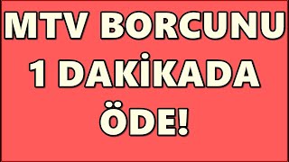 Ziraat Bankası MTV Sorgulama ve Ödeme İnternetten mtvödeme2021 Motorlu Taşıtlar Vergisi Ödeme [upl. by Alleda]