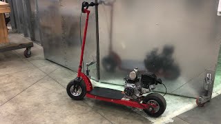 DIY Predator 212 Scooter [upl. by Ettelohcin205]