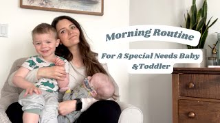 Stay At Home Mom Morning Routine│Special Needs Baby amp A Toddler [upl. by Roselane]