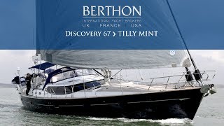 OFF MARKET Discovery 67 TILLY MINT SEA TRIAL  Yacht for Sale  Berthon International 2018 [upl. by Aicercal]