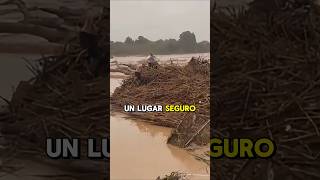 Perro rescatado en las inundaciones 🐶 [upl. by Gavan]