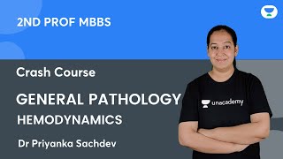 2nd Prof MBBS Crash Course  General Pathology Hemodynamics  Dr Priyanka Sachdev [upl. by Aneleairam687]