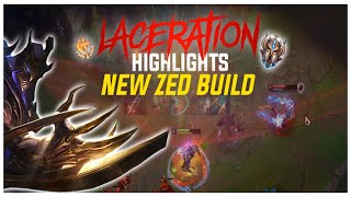 NEW ZED BUILD SMASHING IN CHALLENGER  Laceration [upl. by Neened]