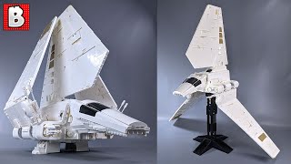 LEGO Tydirium Shuttle  UCS Scale Custom Build [upl. by Luapleahcim]