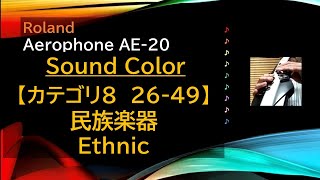 Aerophone AE20 音色【カテゴリ8 2649 民族楽器】 [upl. by Halac]