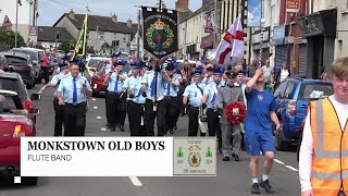 Monkstown Old Boys  Millisle remembrance parade 2024 [upl. by Nirehtak]