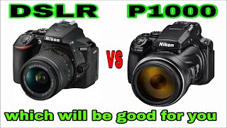 Nikon P1000 vs DSLR Camera comparison [upl. by Eicats813]