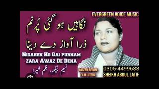 Tribute To Naseem Begum Nighahen Ho Gein Pur Nam By ZARGAR [upl. by Nalehp]