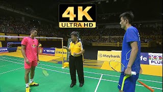 4K50FPS  MS  Lin Dan vs Chen Long  2015 Malaysia Open  Highlights [upl. by Nerrat757]