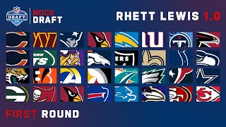 2024 FULL First Round Mock Draft Rhett Lewis 10 [upl. by Lengel]