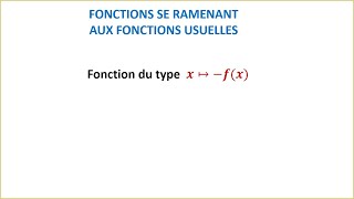 Fonction du type 𝒙↦−𝒇𝒙  PARABOLE ET HYPERBOLE  TRONC COMMUN SCIENTIFIQUE ET TECHNOLOGIQUE [upl. by Larine902]