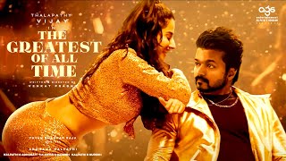 The Goat 2nd Single Release Promo  Thalapathy Vijay  Meenakshi Chaudhary  Yuvan  Venkat Prabhu [upl. by Ecnerret]