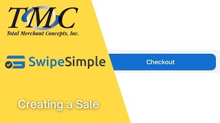 SwipeSimple  Creating a Sale on SwipeSimple Register [upl. by Junina]