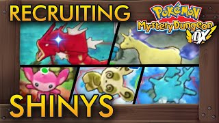 Pokémon Mystery Dungeon Rescue Team DX  How to Recruit Shinys [upl. by Nueoht]