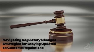 Navigating Regulatory Changes Strategies for Staying Updated on Customs Regulations [upl. by Dasi]