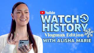 AlishaMarie talks Vlogmas DIY fails and her most viral video  YouTube Watch History [upl. by Vachill]