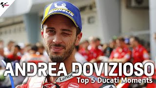 Andrea Doviziosos Top 5 Moments with Ducati [upl. by Troyes]